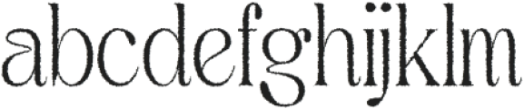 Quenza Rough otf (400) Font LOWERCASE