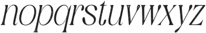 Quenza Stamp Italic otf (400) Font LOWERCASE