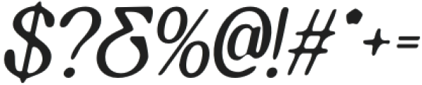 QuenzaBlur-Italic otf (400) Font OTHER CHARS