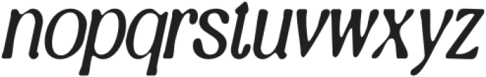 QuenzaBlur-Italic otf (400) Font LOWERCASE