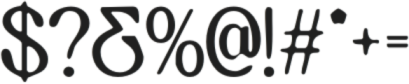 QuenzaBlur-Regular otf (400) Font OTHER CHARS