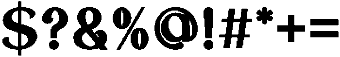 Quervia Bold otf (700) Font OTHER CHARS