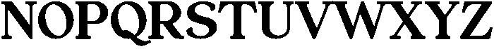 Quervia Bold otf (700) Font UPPERCASE