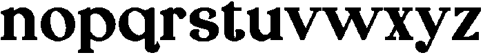 Quervia Bold otf (700) Font LOWERCASE