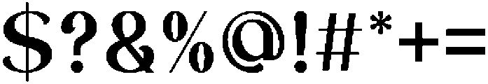 Quervia otf (400) Font OTHER CHARS