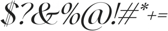 QuestRing-Italic otf (400) Font OTHER CHARS