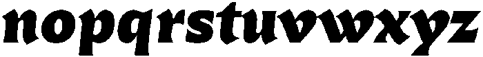 Questline Black It otf (900) Font LOWERCASE
