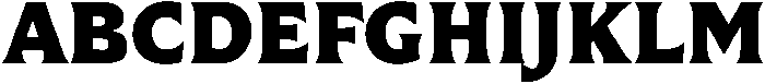 Questline Black otf (900) Font UPPERCASE