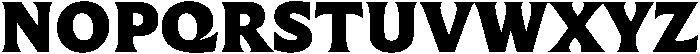 Questline Black otf (900) Font UPPERCASE