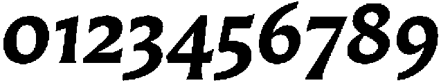 Questline Bold It otf (700) Font OTHER CHARS