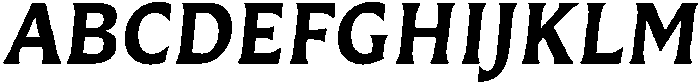 Questline Bold It otf (700) Font UPPERCASE