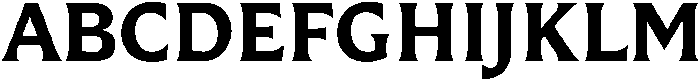 Questline Bold otf (700) Font UPPERCASE