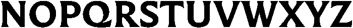 Questline Bold otf (700) Font UPPERCASE