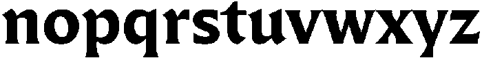 Questline Bold otf (700) Font LOWERCASE