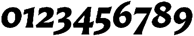 Questline ExtraBold It otf (700) Font OTHER CHARS
