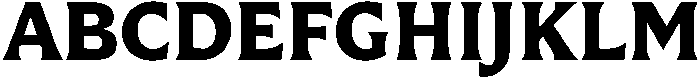 Questline ExtraBold otf (700) Font UPPERCASE