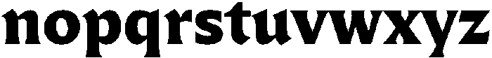 Questline ExtraBold otf (700) Font LOWERCASE