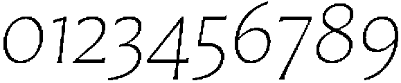 Questline ExtraLight It otf (200) Font OTHER CHARS