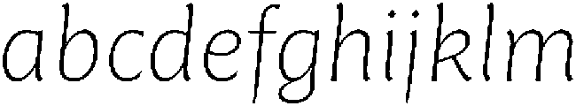 Questline ExtraLight It otf (200) FONT