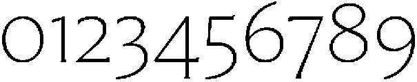 Questline ExtraLight otf (200) Font OTHER CHARS