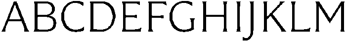 Questline Light otf (300) Font UPPERCASE