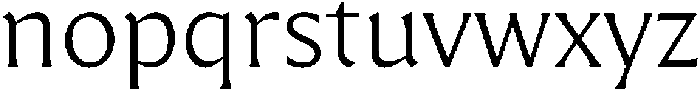 Questline Light otf (300) Font LOWERCASE