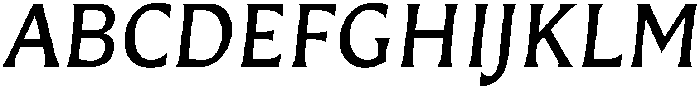 Questline Medium It otf (500) Font UPPERCASE