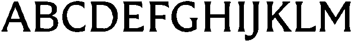 Questline Medium otf (500) Font UPPERCASE