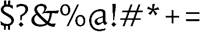 Questline Regular otf (400) Font OTHER CHARS