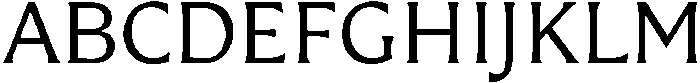Questline Regular otf (400) Font UPPERCASE