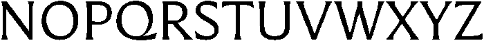 Questline Regular otf (400) Font UPPERCASE
