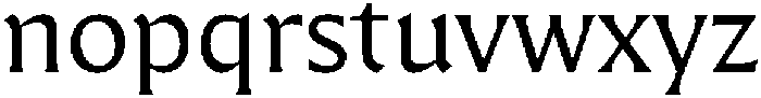 Questline Regular otf (400) Font LOWERCASE