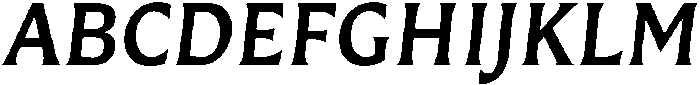Questline SemiBold It otf (600) Font UPPERCASE