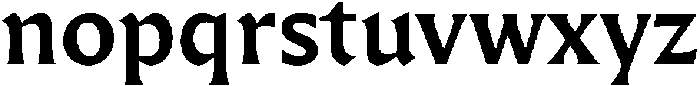 Questline SemiBold otf (600) Font LOWERCASE
