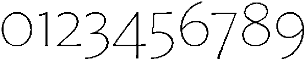 Questline Thin otf (100) Font OTHER CHARS