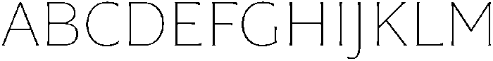 Questline Thin otf (100) Font UPPERCASE