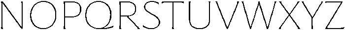 Questline Thin otf (100) Font UPPERCASE