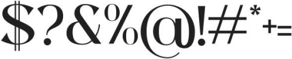QuetrySerif-Regular otf (400) Font OTHER CHARS