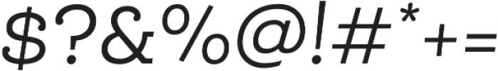 Queulat Regular Italic otf (400) Font OTHER CHARS