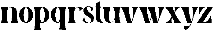 Qufyne otf (400) Font LOWERCASE