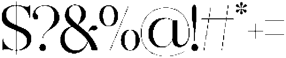 Qugalov otf (400) Font OTHER CHARS