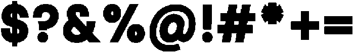 Qugan Bold otf (700) Font OTHER CHARS