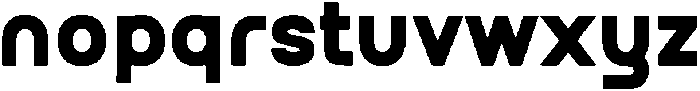 Qugan Bold otf (700) Font LOWERCASE