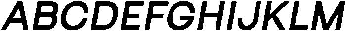 Qugan Medium Italic otf (500) Font UPPERCASE