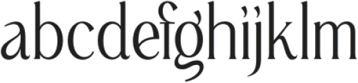 QugiraRegular otf (400) Font LOWERCASE