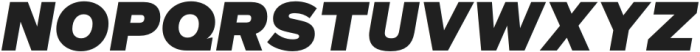 Quic Black Italic otf (900) Font UPPERCASE