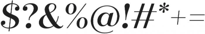 Quiche Display Medium Italic otf (500) Font OTHER CHARS