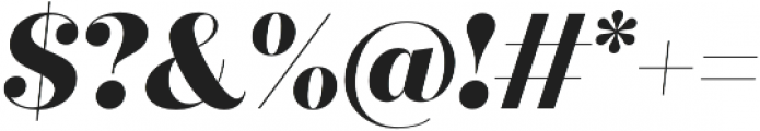 Quiche Fine ExtraBold Italic otf (700) Font OTHER CHARS