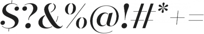 Quiche Stencil Medium Italic otf (500) Font OTHER CHARS