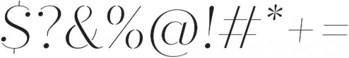 Quiche Stencil Thin Italic otf (100) Font OTHER CHARS